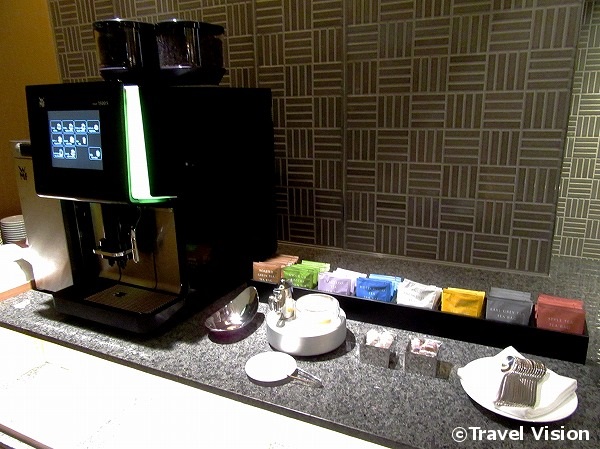 クラブラウンジ内では、同ホテルのバリスタが考案したオリジナルコーヒーを提供する