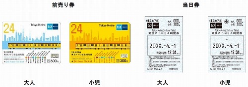 東京メトロ、1日乗車券を「24時間券」に、3月末から | 観光産業 最新 ...